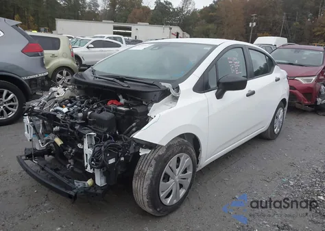 2025 Nissan Versa 1.6 S z USA, uszkodzony, nr VIN 3N1CN8DVXSL816841